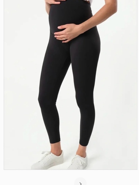 Preggo Leggings Pants - Maternity High-Waist Black Leggings